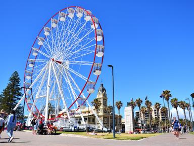 The Mix 102.3 Giant Wheel returns to Glenelg's Foreshore, taking in spectacular views over Glenelg beach, Moseley Square...