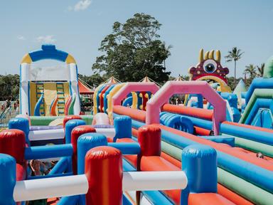 It's time for a massive Bounce Bonanza these school holidays! Australia's hottest new attraction, Monster Jump, is returning to Sandstone Point Hotel!  The mobile inflatable