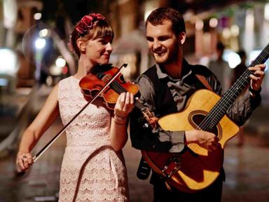 This spring, take a musical sojourn with the Mimosa Duo through France, from Satie and Debussy to the heart of Gypsy Jaz...