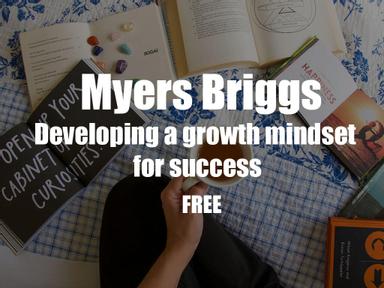 Myers-Briggs Complementary Webinar - Developing a growth mindset for success