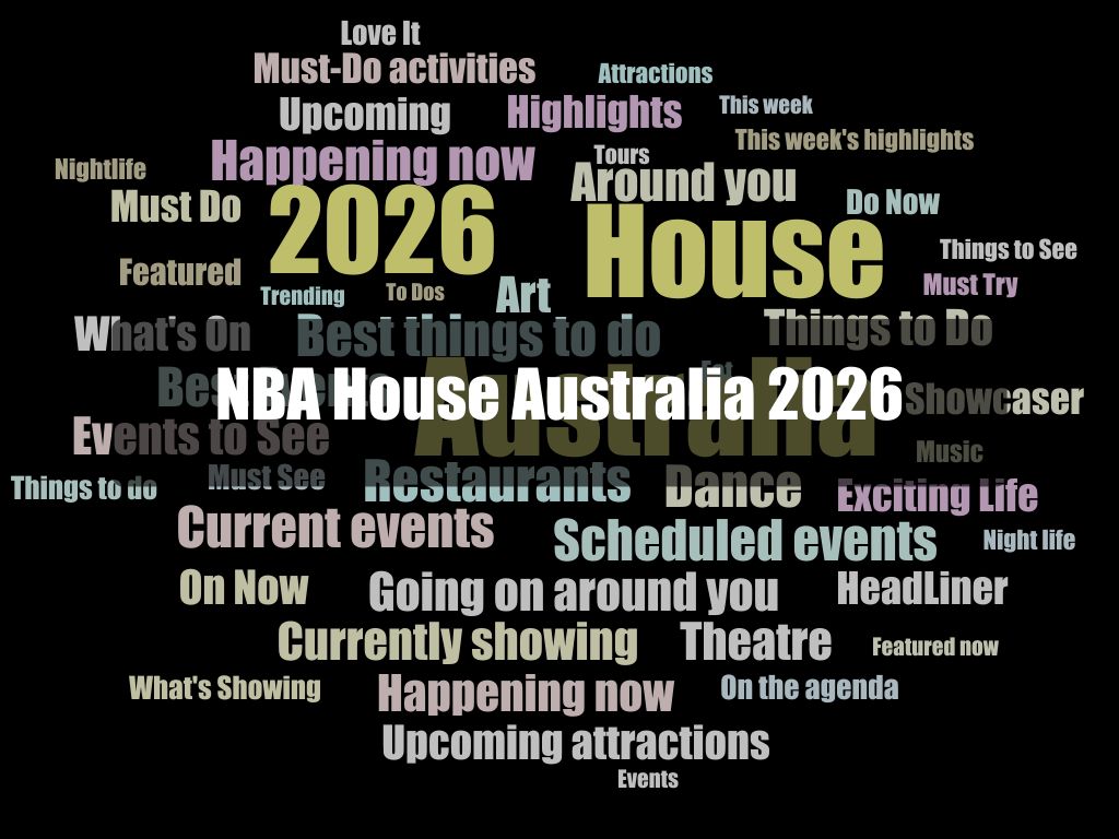 NBA House Australia 2026 | What's on in Melbourne