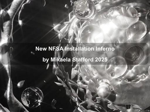 The world premiere of Inferno, an immersive free installation by internationally exhibiting Australian artist Mikaela Stafford, will take place at the National Film and Sound Archive in Canberra for a limited time from this August The world premiere of Inferno, an immersive free installation by internationally exhibiting Australian artist Mikaela Stafford, will take place at the National Film and Sound Archive in Canberra for a limited time from this August
