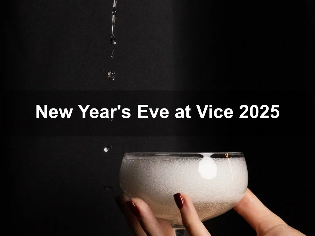 New Year's Eve at Vice 2025 | What's on in Canberra