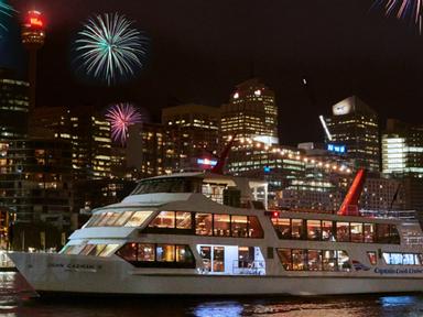 Cruise aboard MV John Cadman 2 and enjoy a deluxe 4-course dinner- drinks and fireworks for the New Year's Eve Sydney Ha...