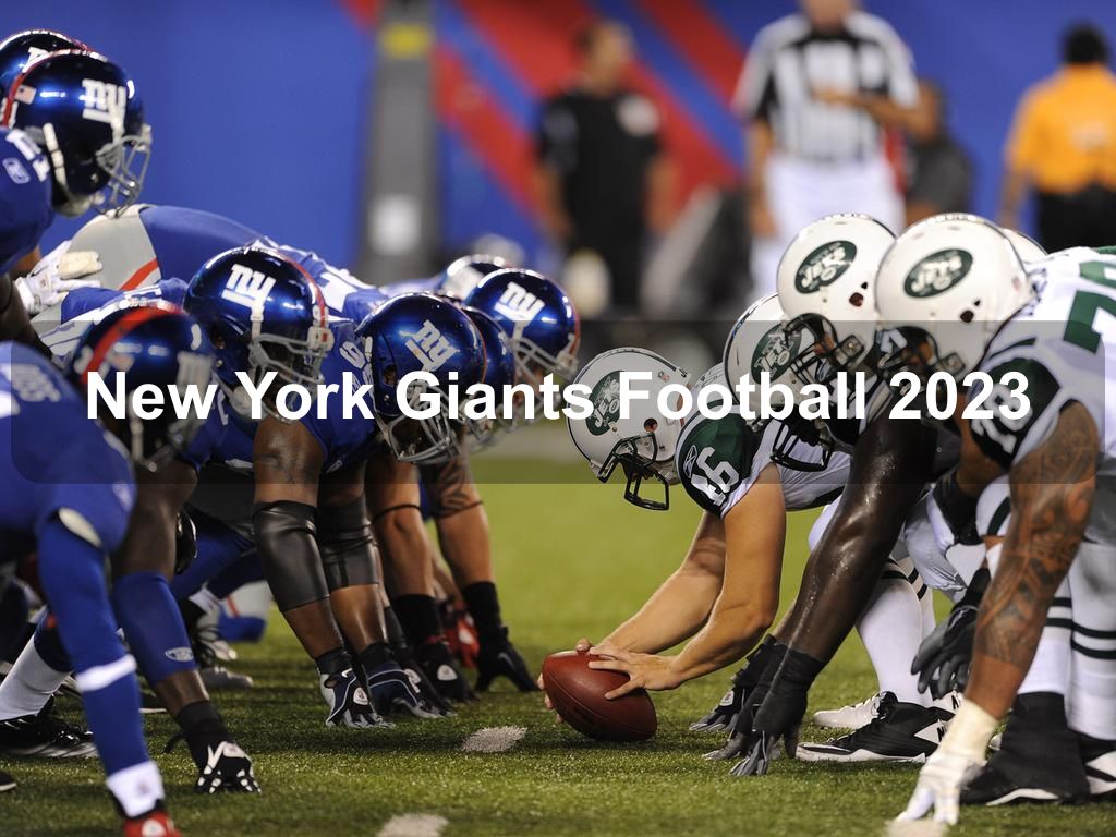 New York Giants Football 2023 | What's on in New York NY