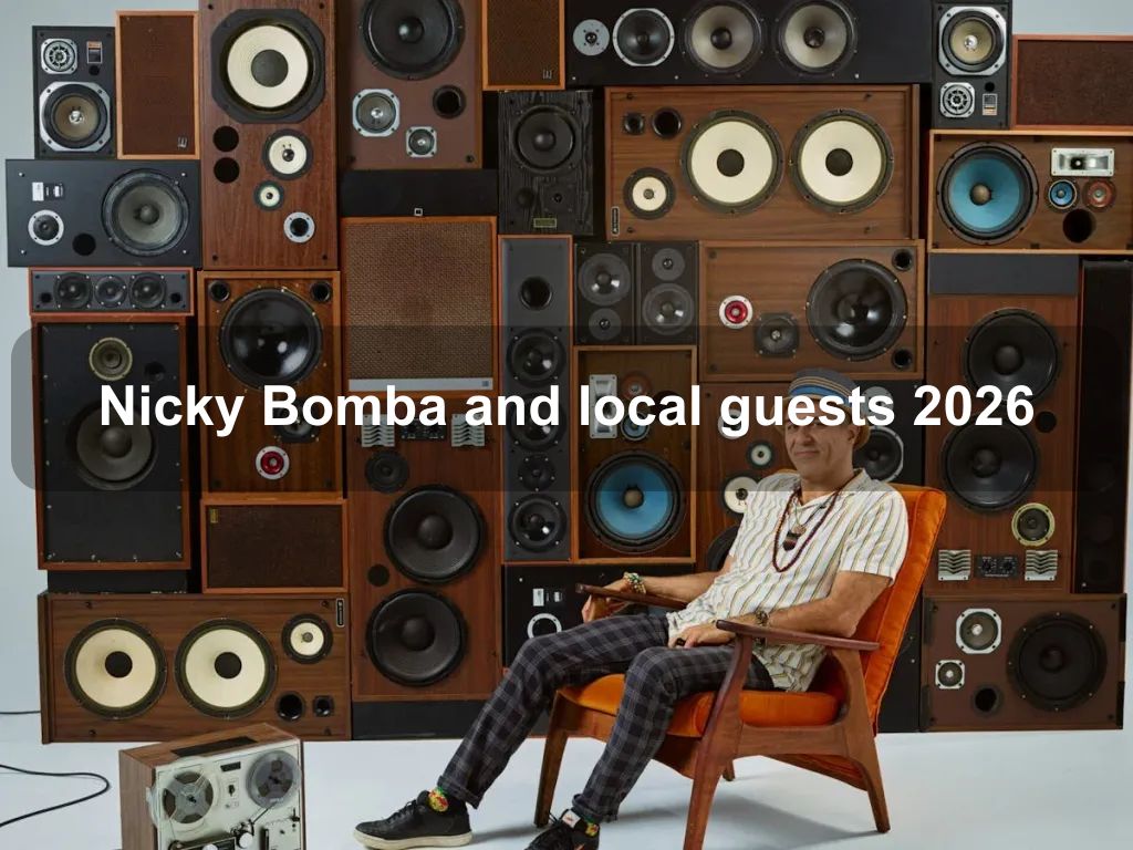 Nicky Bomba and local guests 2026 | What's on in Canberra City