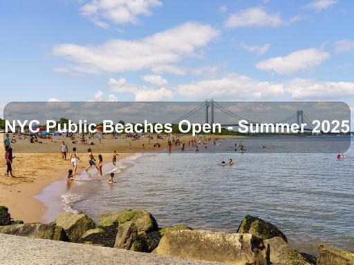 NYC's beaches are open from Memorial Day through the weekend after Labor Day.