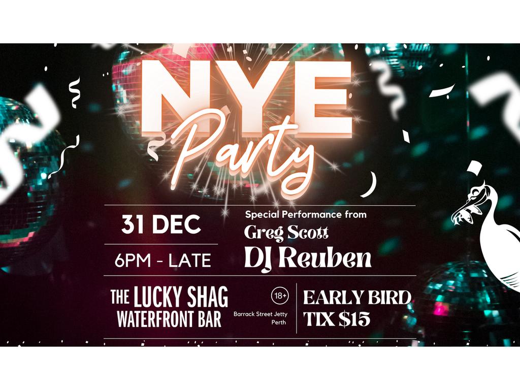 NYE @ The Lucky Shag 2024 | What's on in Perth