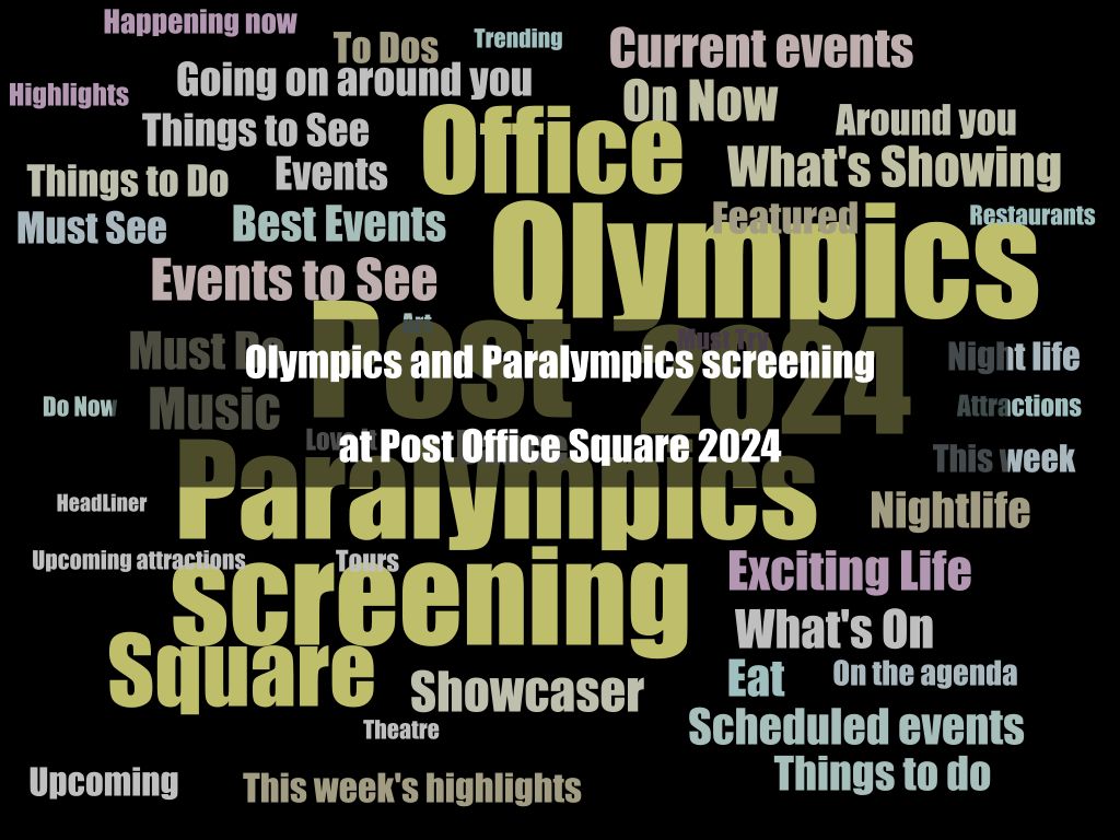 Olympics and Paralympics screening at Post Office Square 2024 | What's on in Brisbane City