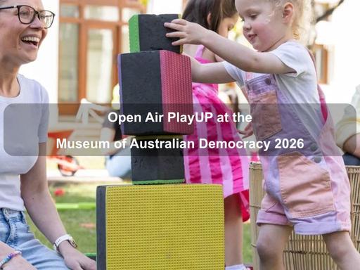 Enjoy the beautiful Senate Courtyard for outdoor play these school holidays at MoAD