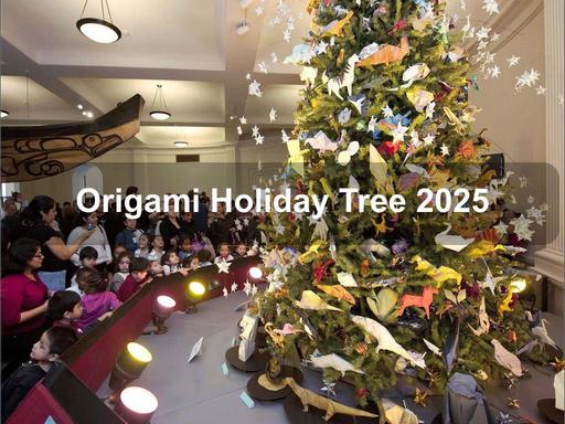 Holiday decor gets a historical makeover with the American Museum of Natural History's annual Origami Holiday Tree.