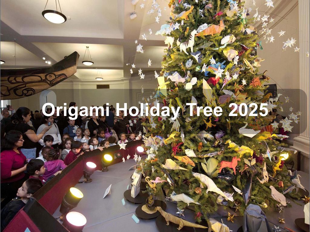 Origami Holiday Tree 2025 | What's on in Manhattan NY