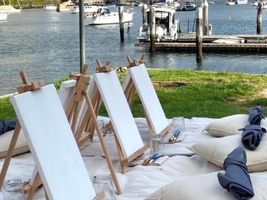 Are you after something that is stress-free, fun and good for your mental health? Join us as we sip and paint outdoors a...