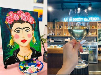 Gather your friends and family and join us for a fun evening as you learn to paint the iconic Mexican Artist, Frida Kahl...