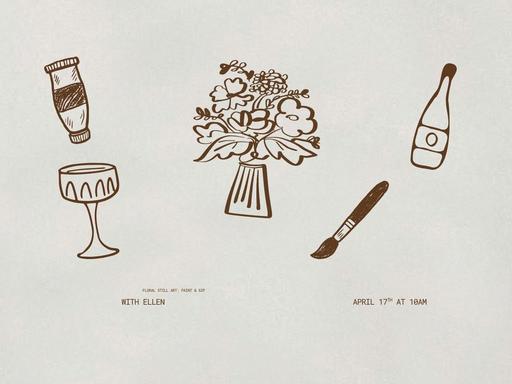 Join Ellen for a relaxed morning of painting inspired by a live floral still life setup in the studio. You'll be guided ...