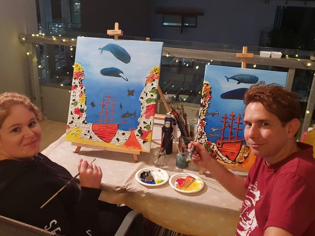Paint And Sip Social Art Classes (2 For 1) 2019 | South Brisbane