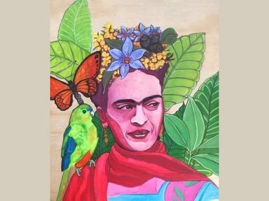 Paint Like Frida' Paint 'n' Sip at The West Oak Hotel.Immerse yourself in the life of Frida Kahlo and paint a wooden por...