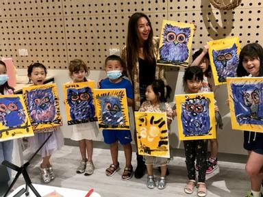 Playful, colourful and totally hands-on, these kids art classes make learning painting and drawing techniques fun!