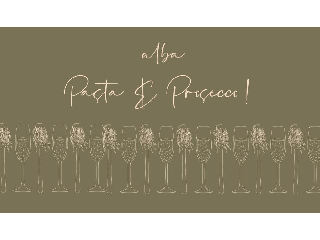 Pasta & Prosecco at alba 2024 | What's on in Perth