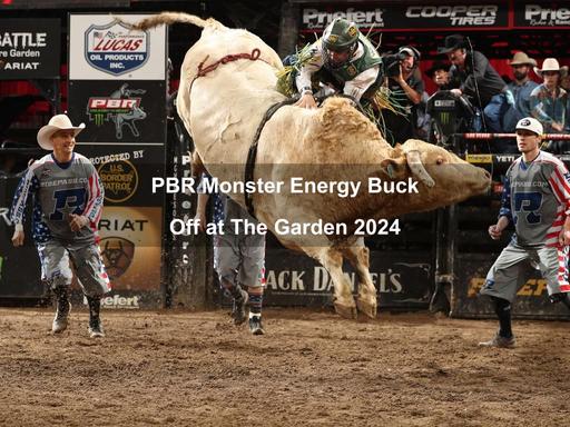 Explosions, fireworks and professional bull riders entertain at MSG.