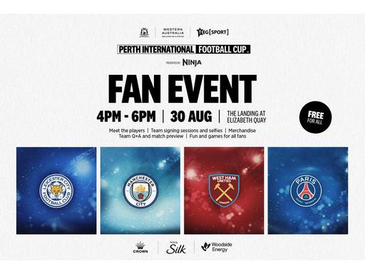 Join us at the Free Fan Event for the Perth International Football Cup and see for the first time ever Women's Super Le...