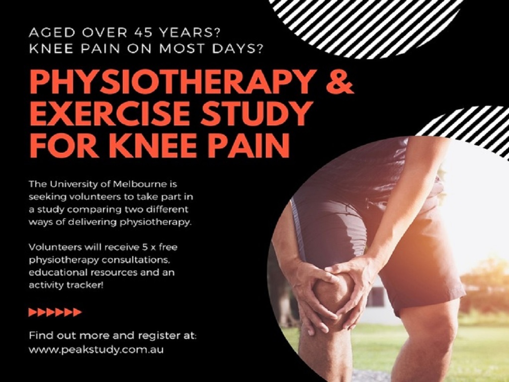 Physiotherapy and Exercise Study for Knee Pain 2020 | Melbourne