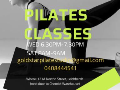 Build strength, improve flexibility and balance. Feel good in your body.Pilates mat classes for beginners/intermediate i...