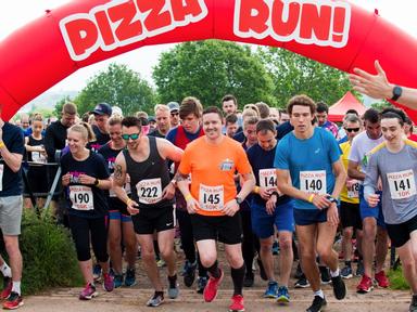 The Pizza Run is accessible for all with three distances- 5K- 10K and a 1.5k 'Family Dash' to choose from.Expect their r...