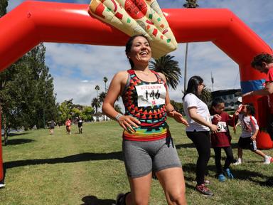 The Pizza Run is accessible for all with three distances, 5K, 10K and a 1.5K 'Family Dash' to choose from.Expect cheesy ...