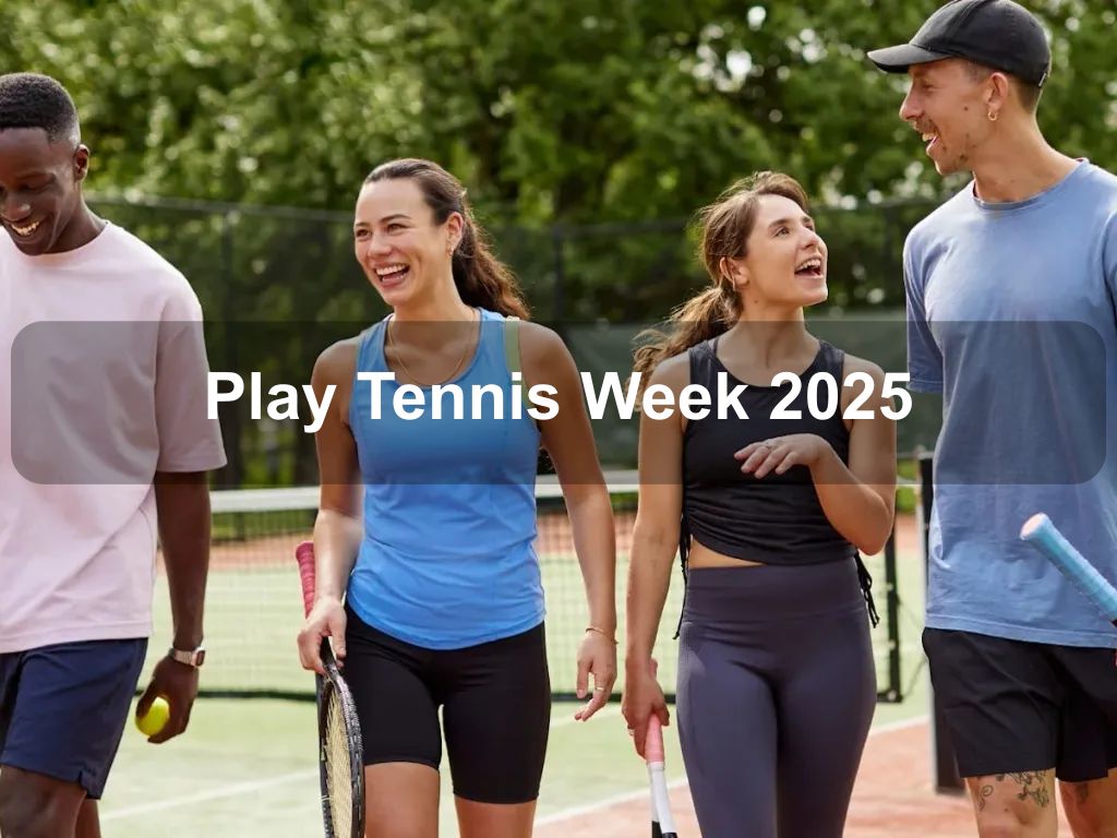 Play Tennis Week 2025 | What's on in Canberra