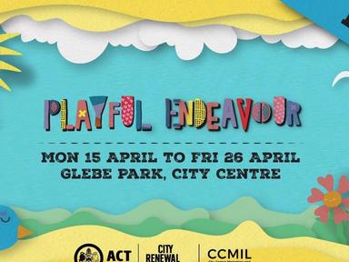Playful Endeavour returns for imaginative play at Glebe Park for the Autumn school holidays!