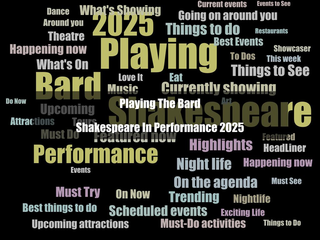 Playing The Bard Shakespeare In Performance 2025 | What's on in Melbourne