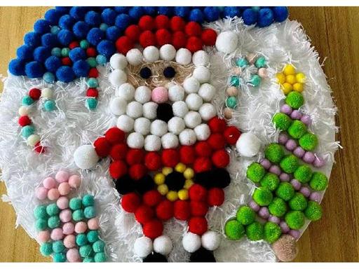 Get creative with colours and textures through this fun, hands-on art activity!Using soft and fluffy pom poms instead of...