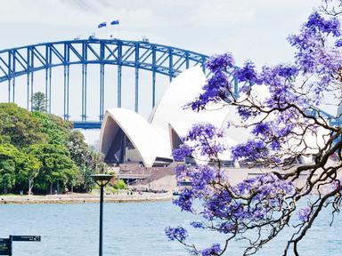 Join Horticulturist and Historian- Paul Nicholson- on an exclusive buggy tour of the Royal Botanic Garden Sydney- Austra...