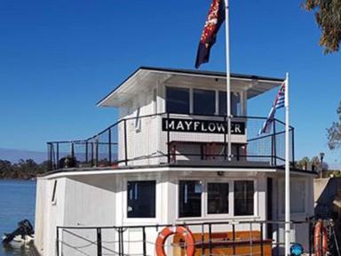 Cruise aboard the PW Mayflower, the oldest paddle wheeler in SA built in 1884. 10.30am and 1pm for one and a half hours....