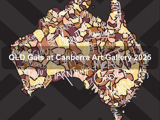 For the first time at Canberra Art Gallery, FireWorks presents QLD Gals, an exhibition of seven female artists: Joanne Currie Nalingu (Gungurri), Jennifer Herd (Mbararrum), Pat Hoffie, Samantha Hobson (Kuuku Y'au), Yvonne Mills-Stanley, Rosella Namok (Aangkum/Ungkum), and Fiona Omeenyo (Umpila) For the first time at Canberra Art Gallery, FireWorks presents QLD Gals, an exhibition of seven female artists: Joanne Currie Nalingu (Gungurri), Jennifer Herd (Mbararrum), Pat Hoffie, Samantha Hobson (Kuuku Y'au), Yvonne Mills-Stanley, Rosella Namok (Aangkum/Ungkum), and Fiona Omeenyo (Umpila)