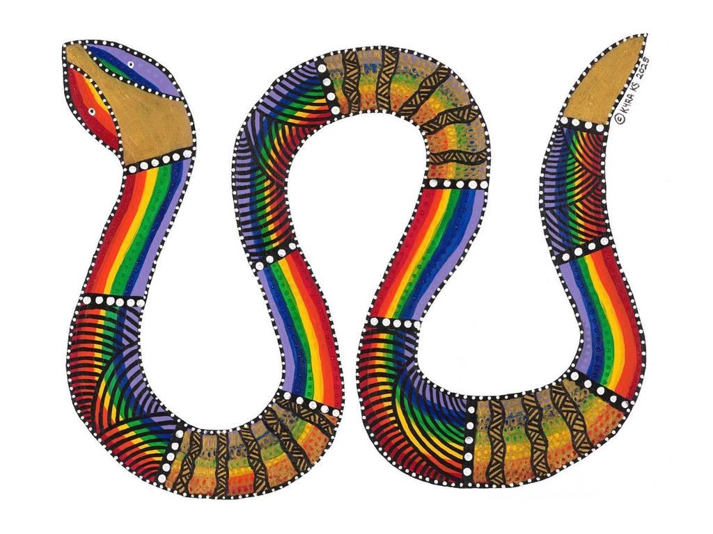 Rainbow Serpent First Nations Art Installation 2025 | What's on in Darling Harbour