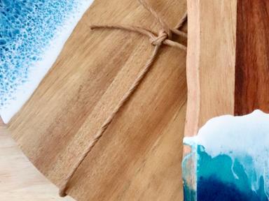 Want to learn about resin art? Come to our studio in Leichhardt to make your own resin art cheese board for your perfect...