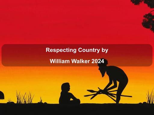 William's work is focused around the Deep, Spiritual Connection his People and his Ancestors have to the Land