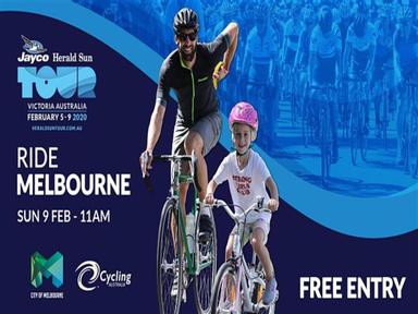 Ride Melbourne 2020 Ride Melbourne is a chance for you to take part in the Jayco Herald Sun Tour