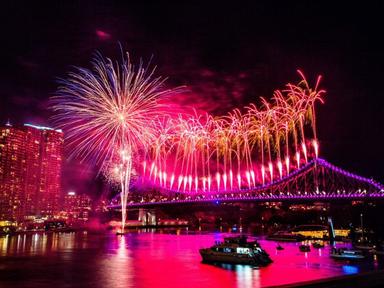 Brisbane explodes with colour as Brisbane Festival kicks off with the spectacular Riverfire by Australian Retirement Trust. See See Foti Fireworks' display blaze across the...