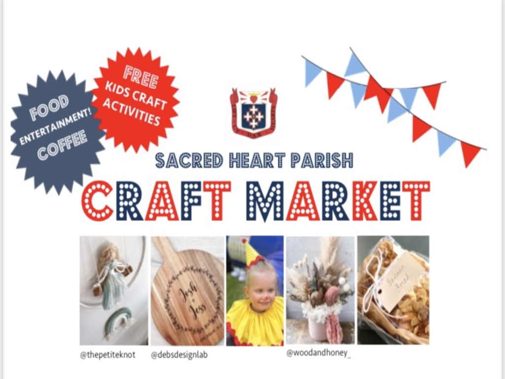 Sacred Heart Craft Market 2022 | What's on in Diamond Creek