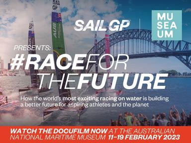 SailGP at ANMM The world premiere of SAILGP | RACE FOR THE FUTURE is coming to Sydney!