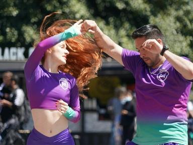 The MBassy Dance shares their love of Latin culture with Melbourne through a series of free pop-up dance classes in Dock...