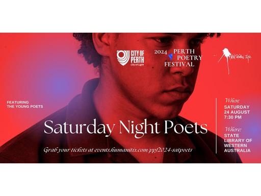 Step into a night where poetry pulsates with life, every word reverberates with emotion.
Saturday Night Poets features a...