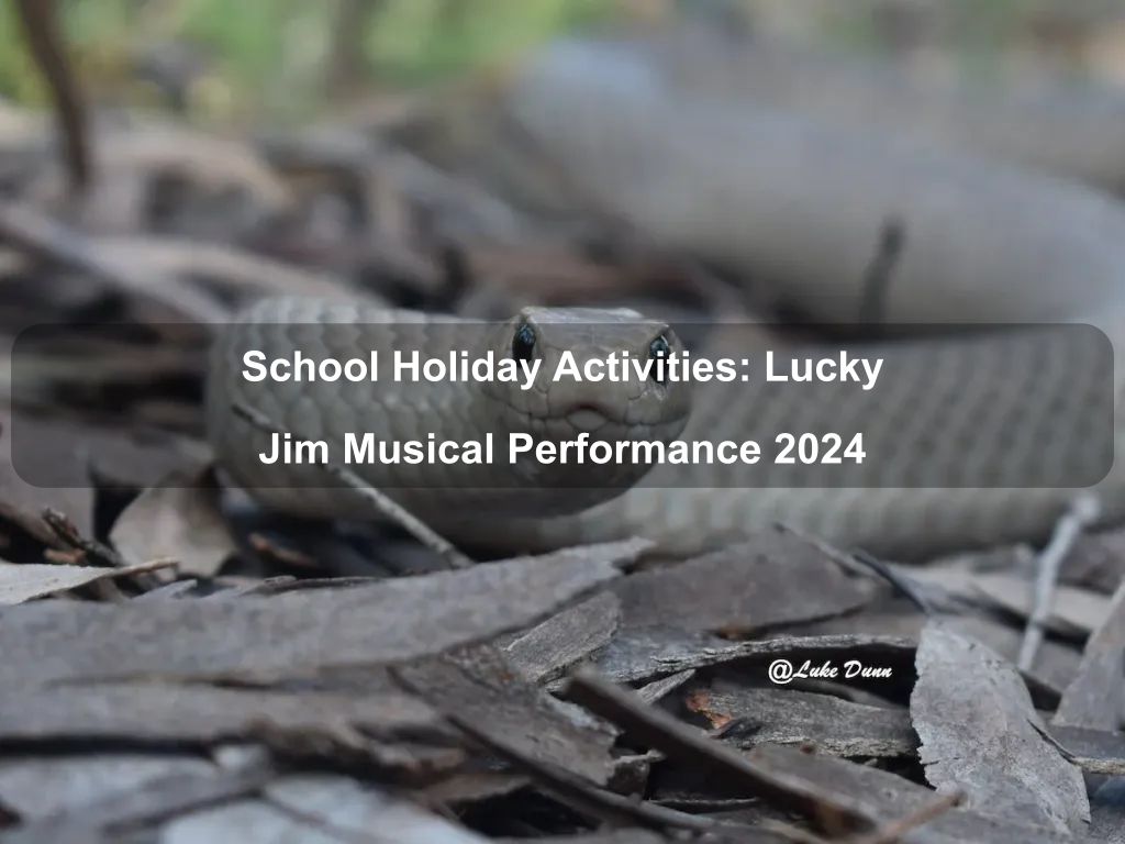 School Holiday Activities: Lucky Jim Musical Performance 2024 | Acton