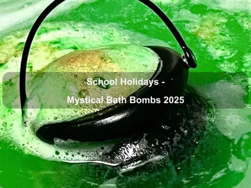 It's a Potions Class but fizzy! Young witches, wizards and magical families will mix, mould and enchant their very own mystical bath bomb to take home It's a Potions Class but fizzy! Young witches, wizards and magical families will mix, mould and enchant their very own mystical bath bomb to take home