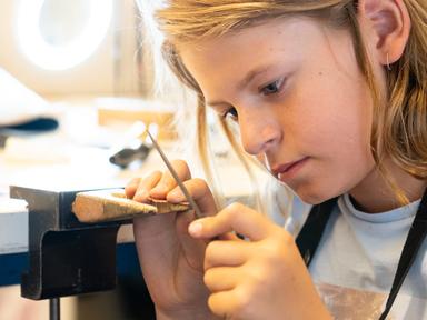 Students will get to design and make their own jewellery pieces in this fun 2-half-day school holiday workshop. Under th...