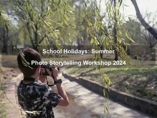 Explore your story through photography with the "School Holidays: Summer Photo Storytelling" workshop for ages 13-16 at PhotoAccess