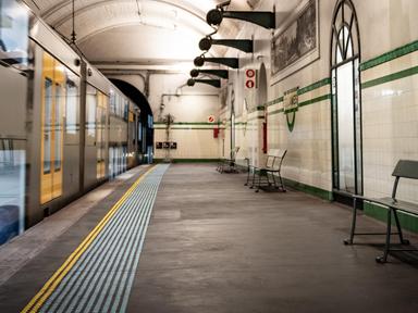 Step beyond the platforms and uncover the hidden stories behind Sydney's famous City Circle railway. This self-guided au...